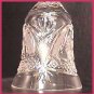 Cut and Pressed Glass Dinner Bell