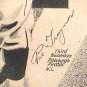 Pie Traynor Period Autograph on Pen & Ink Drawing 1934