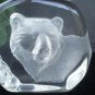 Bear 3-Dimensional Crystal Paperweight
