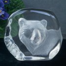 Bear 3-Dimensional Crystal Paperweight