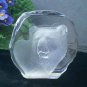 Bear 3-Dimensional Crystal Paperweight