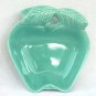 Aqua Apple Shape Dishes Hoenig of California Set of Six
