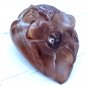 Slag Glass Owl Figurine by Imperial Glass Company 1962