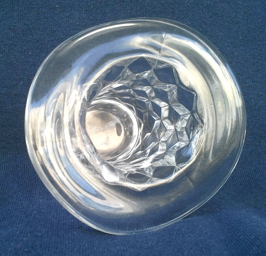 Fostoria American Crystal Top Hat Vase 3 Inch