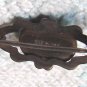 Hanky Pin Circa 1900 Sterling Silver and Green Glass