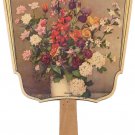 Advertising Paper Fan Floral Ca.1940 Florist