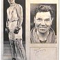 Jack Dempsey 1935 Autograph on Pen and Ink Drawing Heavyweight Boxing Champ