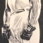 Jack Dempsey 1935 Autograph on Pen and Ink Drawing Heavyweight Boxing Champ