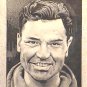 Jack Dempsey 1935 Autograph on Pen and Ink Drawing Heavyweight Boxing Champ