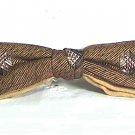 Vintage Men's Gold Clip-On Bow Tie Circa 1950s