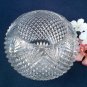 Brilliant Cut Glass Rose Bowl Antique Lead Crystal