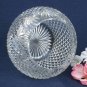 Brilliant Cut Glass Rose Bowl Antique Lead Crystal