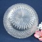 Brilliant Cut Glass Rose Bowl Antique Lead Crystal