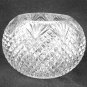 Brilliant Cut Glass Rose Bowl Antique Lead Crystal
