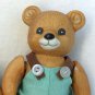 Porcelain Jointed Teddy Bears Boy and Girl HOMCO