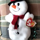 New Mint TY Snowball Beanie Baby 4th Gen with Errors