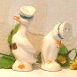 Geese wearing Sailor Caps Salt and Pepper Shakers Souvenir St. Petersburg Florida