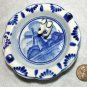 Delft Style Windmill Ashtray with 3-dimensional 'Wooden' Shoes Collectible Dish