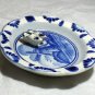 Delft Style Windmill Ashtray with 3-dimensional 'Wooden' Shoes Collectible Dish