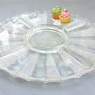 Five Part Dewdrop Serving Tray by Jeannette Glass Co. 1954