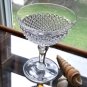 Pair English Hobnail Tall Champagnes /High Sherbets in Crystal - Westmoreland Glass Co