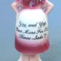 Elderly Couple "Old Times Sake" Salt & Pepper Shakers Enesco Japan