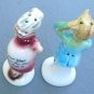 Elderly Couple "Old Times Sake" Salt & Pepper Shakers Enesco Japan