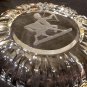 Cut Crystal Dish with Intaglio Pterocentaur Centaur + Pegasus