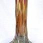 Amethyst Tall Swung Vase Carnival Glass Excellent Iridescence
