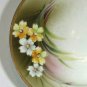 Nippon Floral Plate Hand Painted with Beaded Edge 1920s