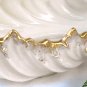 Lenox Leaf Shaped Bowl with Gold Trim Lenox Bone China Circa 1930s