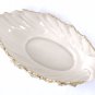 Lenox Leaf Shaped Bowl with Gold Trim Lenox Bone China Circa 1930s