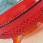 Ruby Thousand Eye Bowl by Fenton Glass Amberina circa 1934