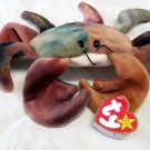 TY Claude The Crab Beanie Baby Retired MWMT