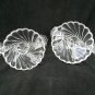 Pair Fostoria Colony Candle Holders Mid Century Elegant Glass