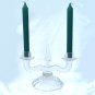 Pair Fostoria Colony Candle Holders Mid Century Elegant Glass