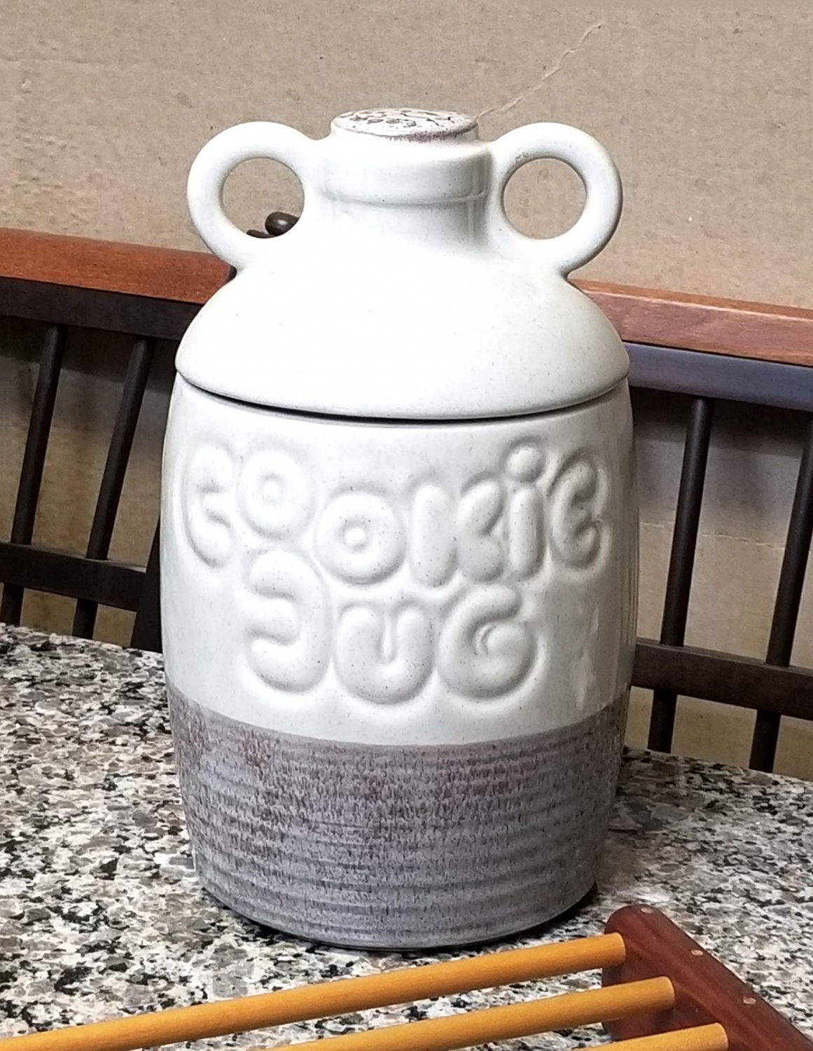 McCoy Cookie Jug Cooky Jar - Whiskey Jug Shape - Vintage