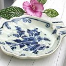 Delft Blue & White Vintage Shell Shaped Dish Hand Painted Ashtray