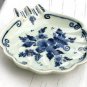 Delft Blue & White Vintage Shell Shaped Dish Hand Painted Ashtray