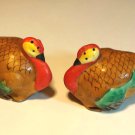 Hand Painted Hen or Rooster Salt and Pepper Shakers