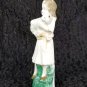 Girl with Cat Figurine, Bisque Porcelain, Germany Circa 1890