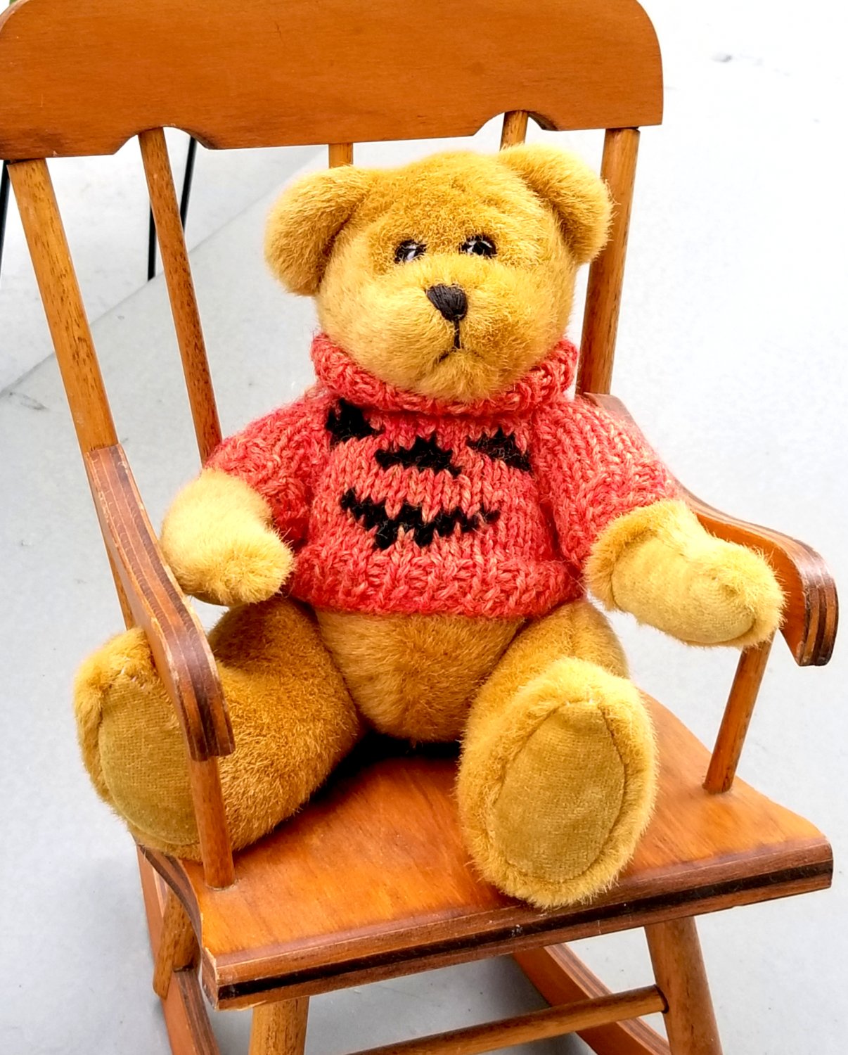 Boyd's Bear w/Pumpkin Sweater Archive Collection Arlo Halloween Teddy Bear 1997