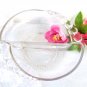 Glass Olive Dish Duncan & Miller Vintage Crystal Relish Bowl