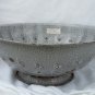 Graniteware Colander Gray Enamelware Vintage Kitchen Decor