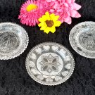 3 Vintage Cup Plates Westmoreland Glass Historical Collectibles