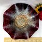 Cobblestones & Arcs Antique Carnival Glass Bowl