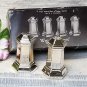 Two Wm. Rogers Silver Plated Salt & Pepper Shakers in Box
