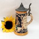 Beer Stein Small 1/8 L. Vintage Hand Painted Stein Made in Germany 1930's