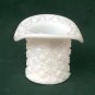 Top Hat Toothpick Holder Vintage Opalescent Milk Glass
