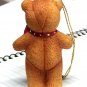 Teddy Bear Christmas Ornament Enesco 1979 Porcelain Pigglets Figure